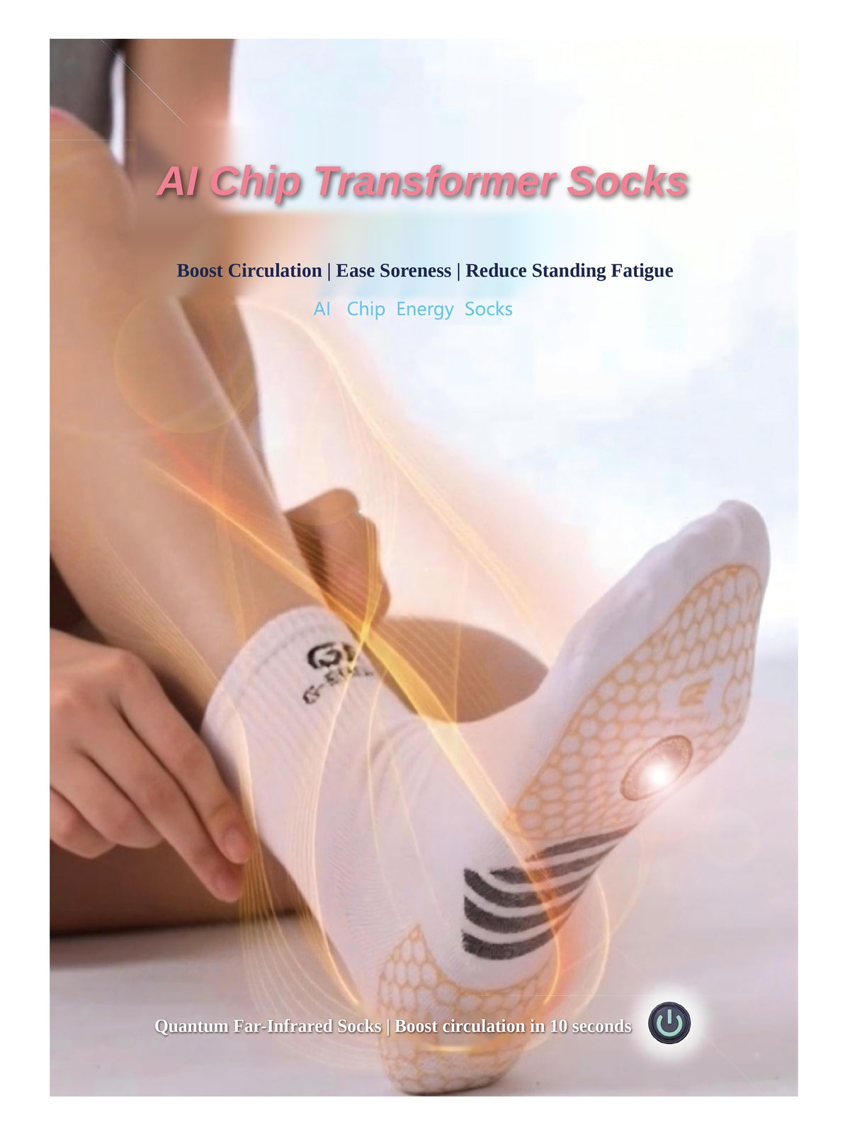 G-Energy Quantum Far-Infrared Socks — Boost Circulation in 10 Seconds"