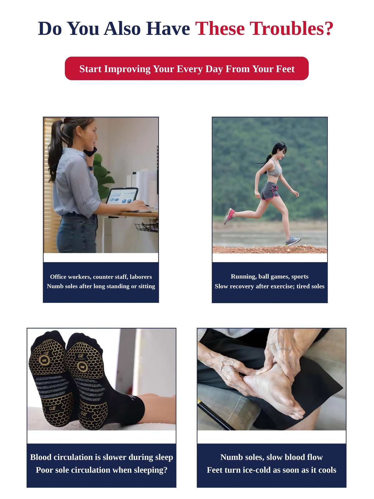 G-Energy Quantum Far-Infrared Socks — Boost Circulation in 10 Seconds"