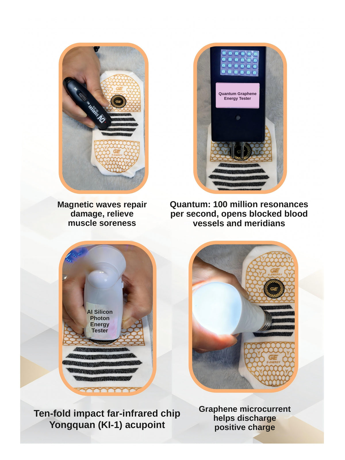 G-Energy Quantum Far-Infrared Socks — Boost Circulation in 10 Seconds"