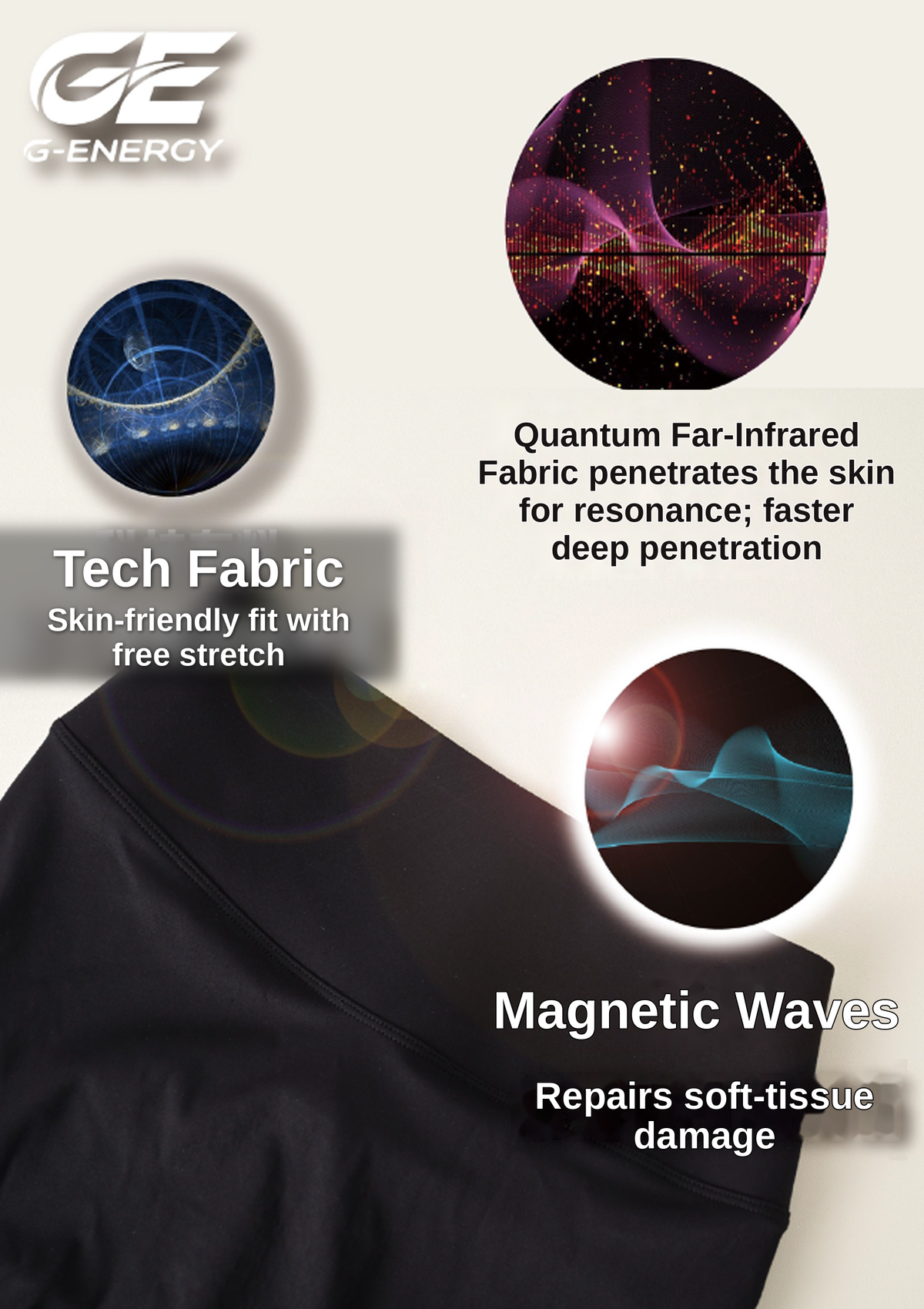 AI Quantum Far Infrared Sports Sculpting tights