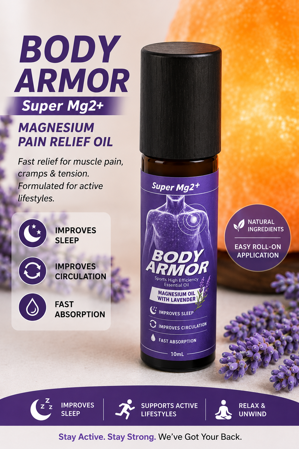 Body Armor Magnesium Oil (LAVENDER)