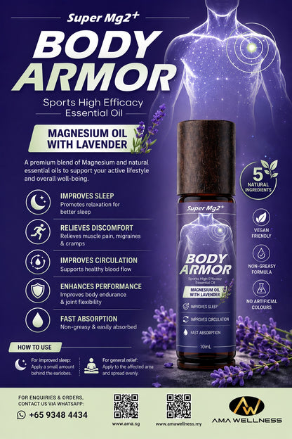 Body Armor Magnesium Oil (LAVENDER)